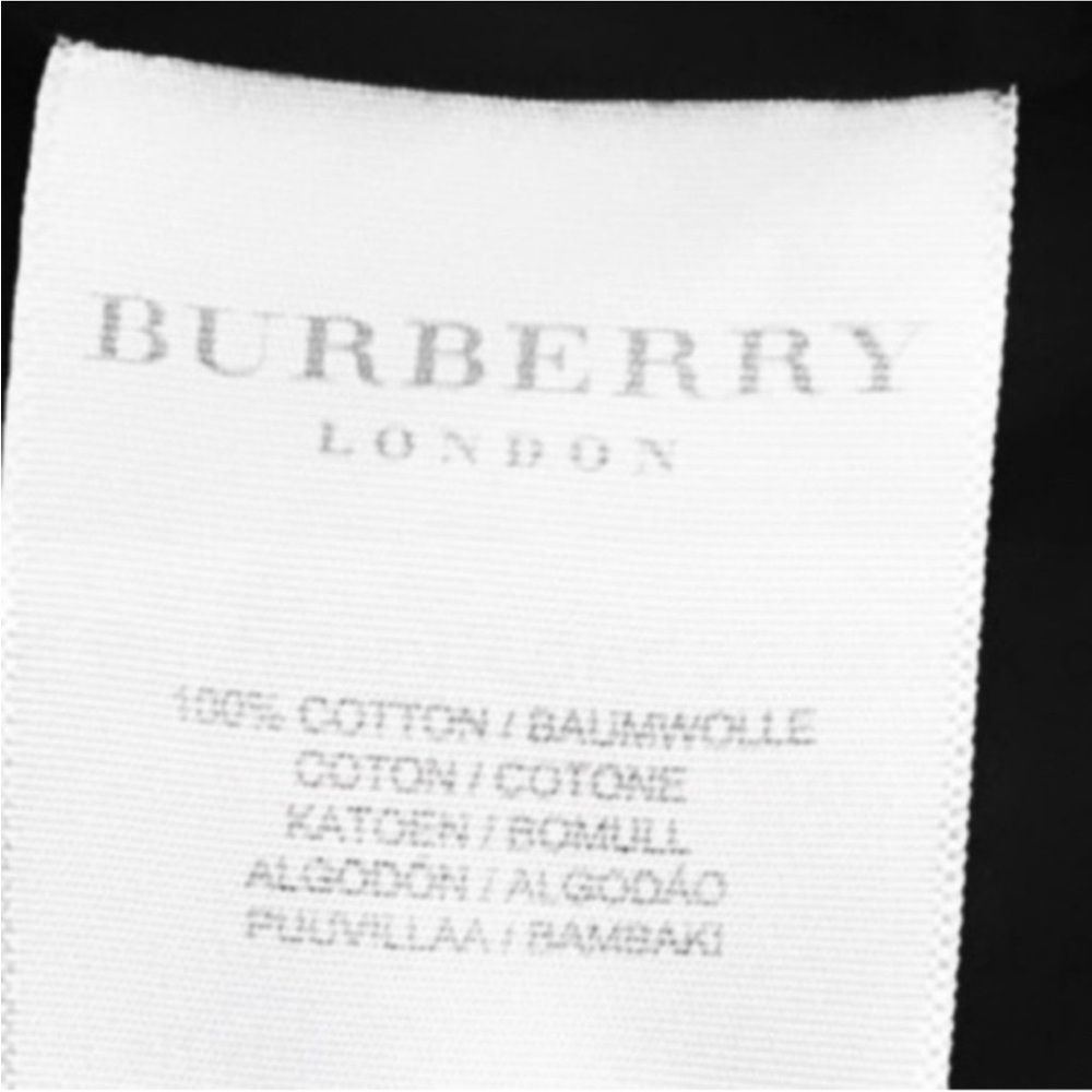 Authentic Burberry London luxury designer cotton black dress sz 6 - Picture 4 of 9